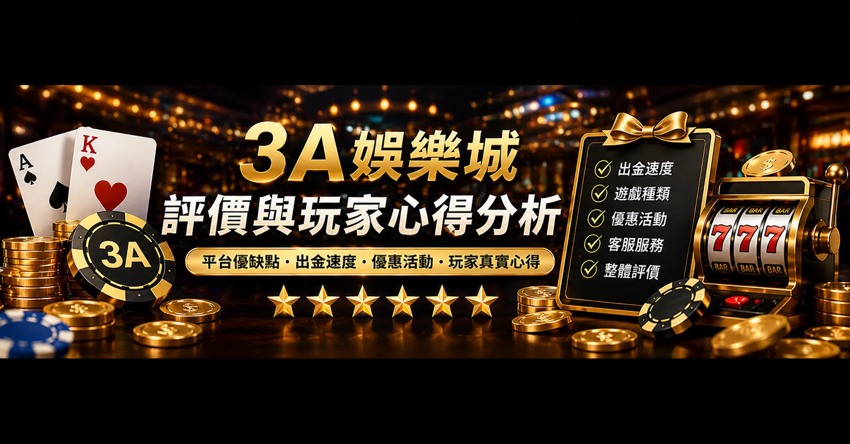 3A娛樂城評價與玩家心得分析
